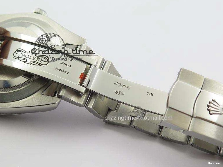 MiroTime 0213 Datejust II 116334 SS 41mm Sliver Gray Dial Sticks Markers On SS Bracelet A Cozy 3892